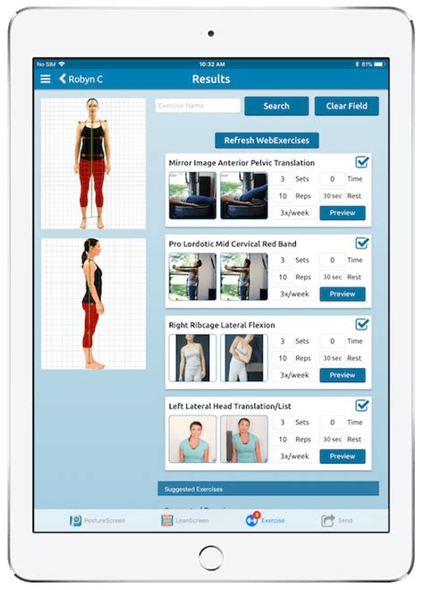 webexercises|Posture Screen Mobile .